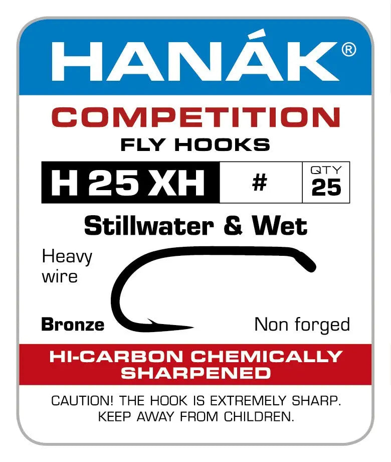 Hanák H25XH - Stillwater & Wet krókar Hanák Competition
