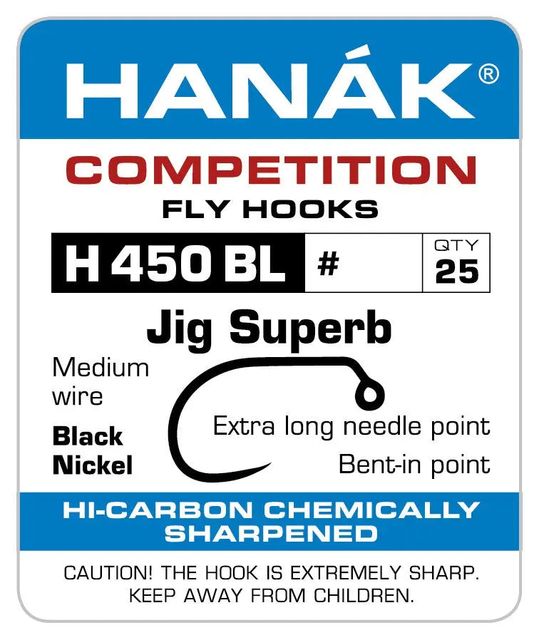 Hanák H450BL - Jig Superb krókar Hanák Competition
