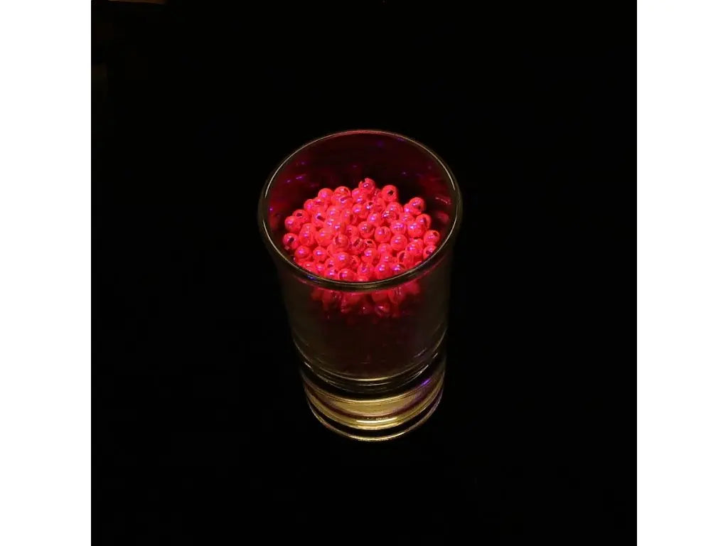 Slotted Tungsten Beads Fluo Pink Hends Products