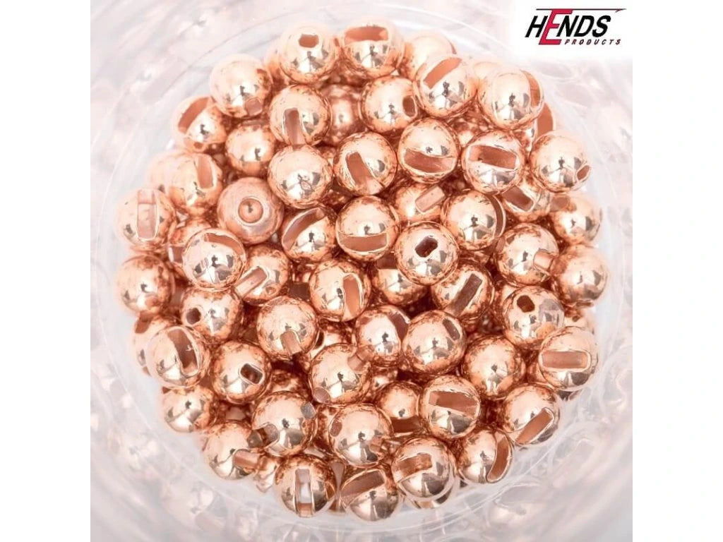 Slotted Tungsten Beads Copper