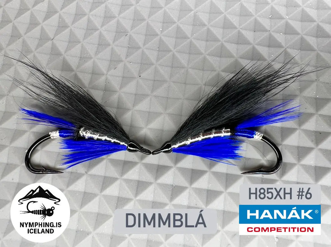 Dimmblá Nymphing Iceland