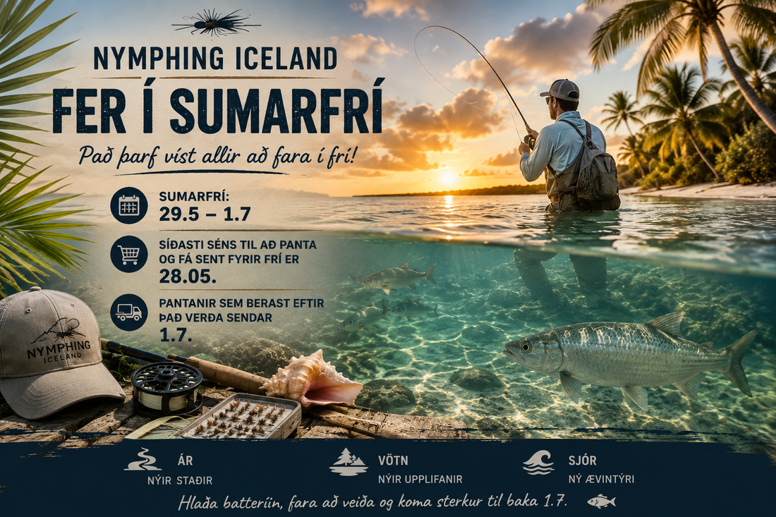 Nymphing Iceland fer í sumarfrí Nymphing Iceland