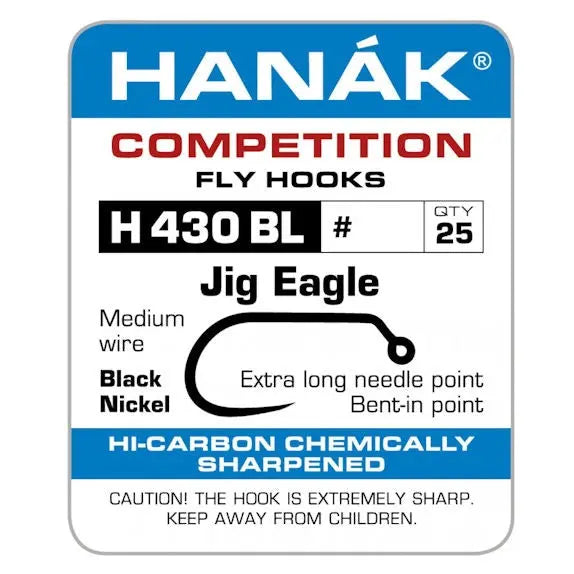 Hanák H430BL - Jig Eagle krókar Hanák Competition