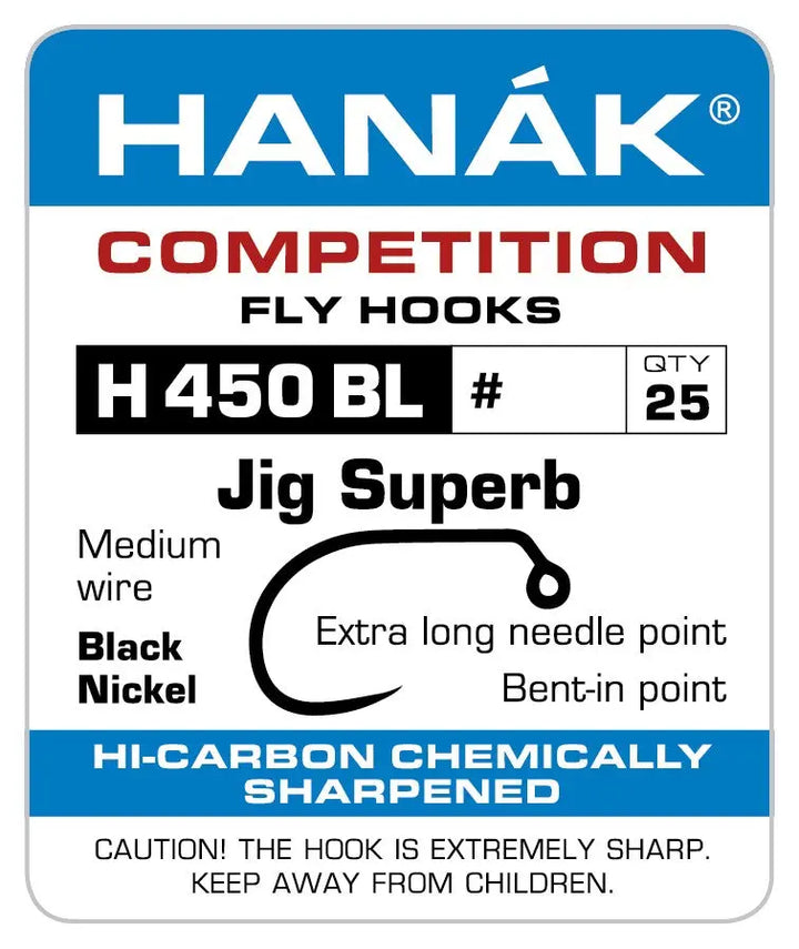 Hanák H450BL - Jig Superb krókar Hanák Competition