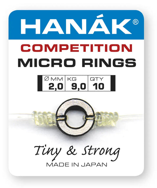 Hanák Titanium Micro Rings - Taumhringir Nymphing Iceland