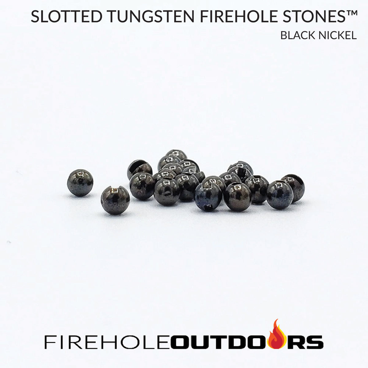 Firehole Stones™ Slotted Tungsten - kúlur með rauf -24stk Firehole Outdoors™