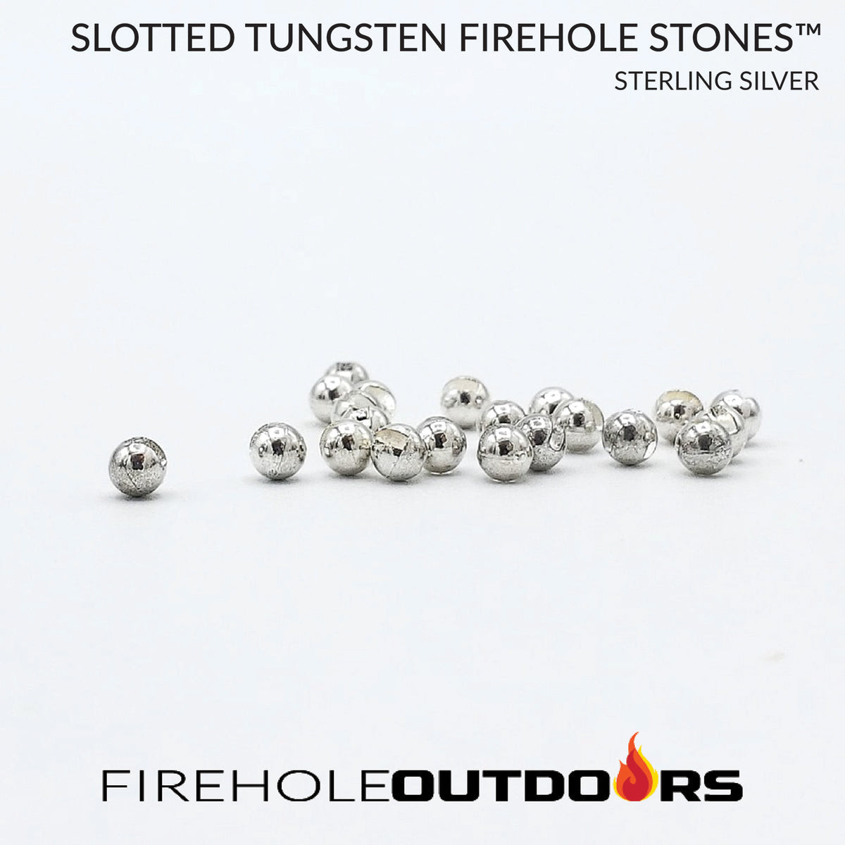 Firehole Stones™ Slotted Tungsten - kúlur með rauf -24stk Firehole Outdoors™