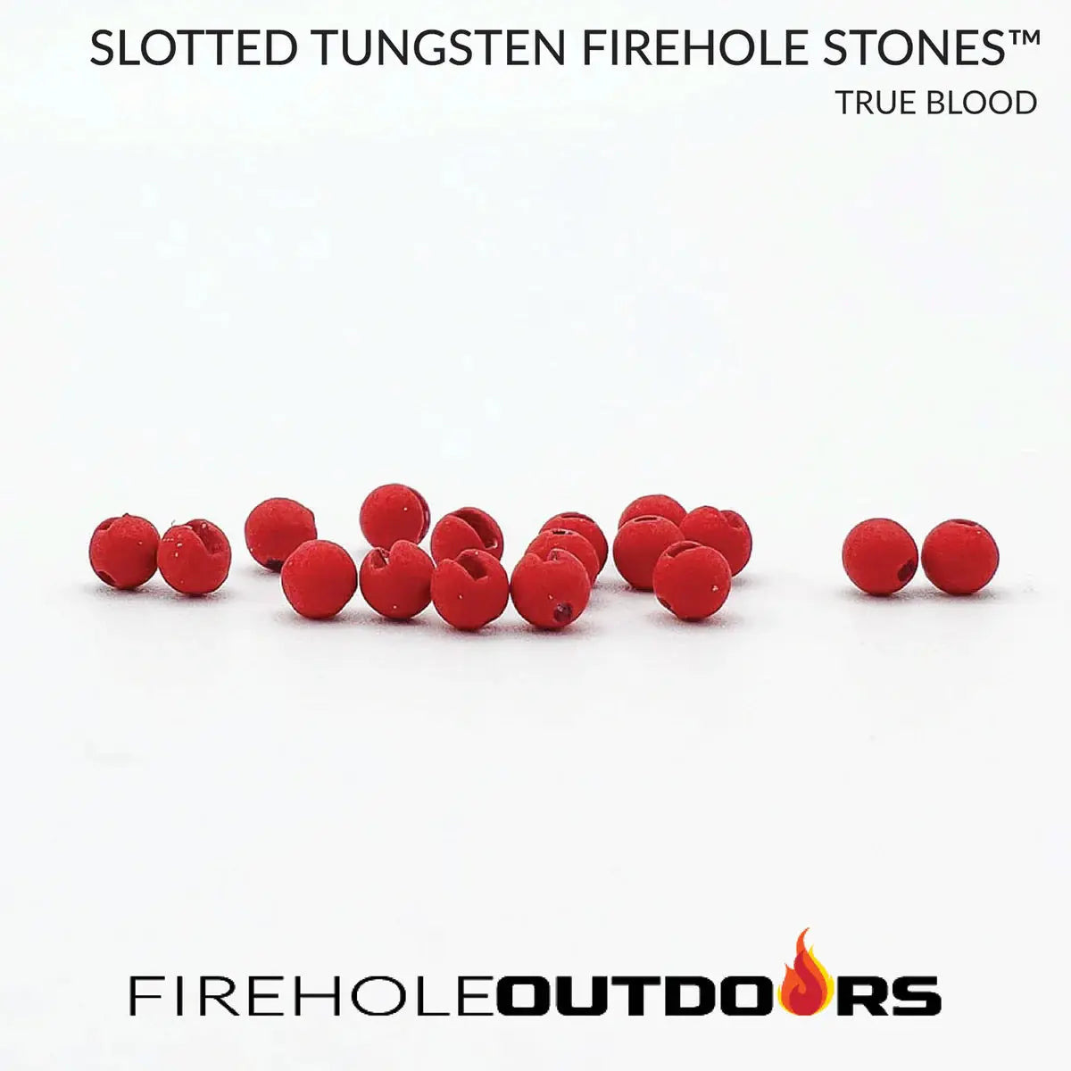 Firehole Stones™ Slotted Tungsten - kúlur með rauf -24stk Firehole Stones™