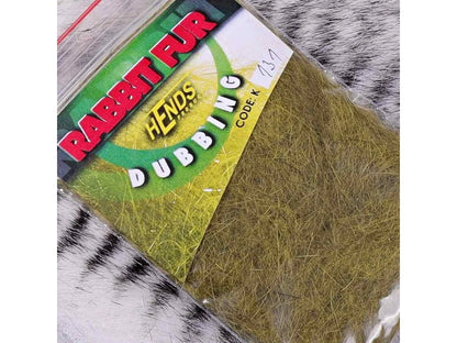 Rabbit fur dubbing