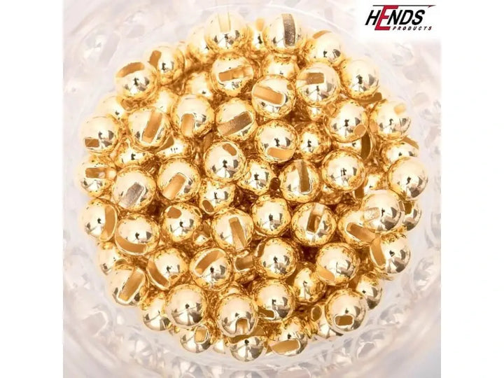 Slotted Tungsten Beads Gold Hends Products